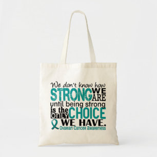 Tote Bag Cancer ovarien comme nous forts sommes