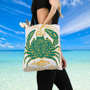 Tote Bag Cancer Signe du zodiaque sur un
