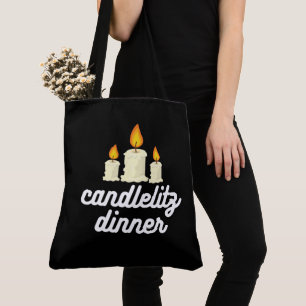 Tote Bag candlelit dinner