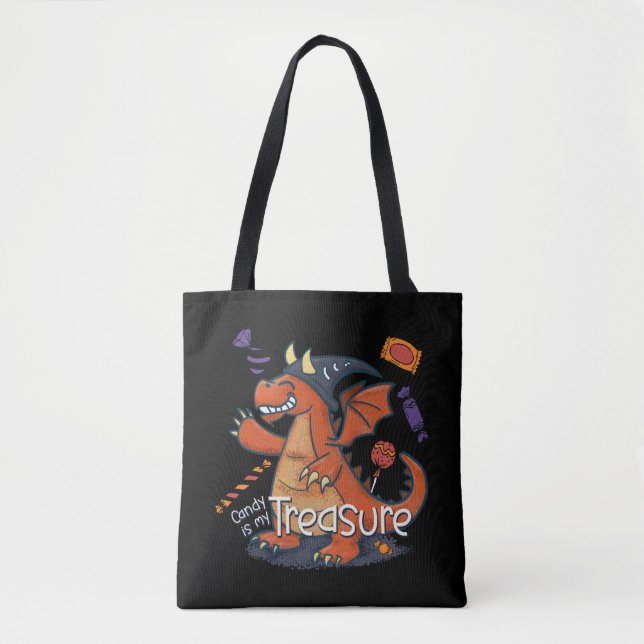 Tote Bag Candy est mon trésor Dragon (Devant)