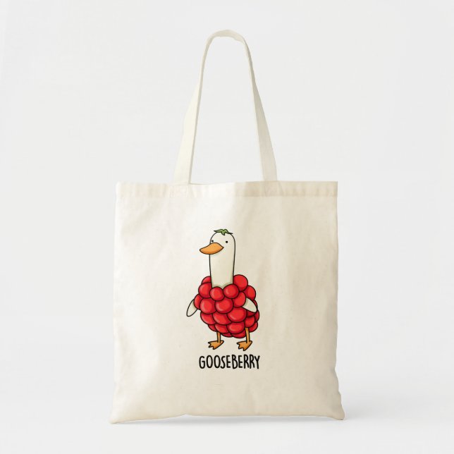 Tote Bag Canon à baies amusant Gooseberry (Devant)