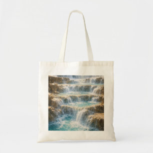 Tote Bag Canyon de la Cascade d'Eau Ensoleillée