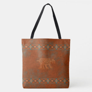 Tote Bag Canyons du sud-ouest Bobcat Petroglyph