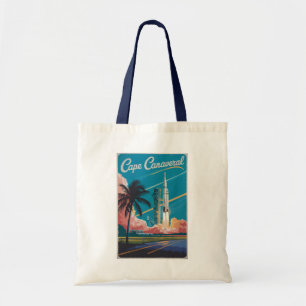 Tote Bag Cape Canaveral Florida Illustration Art de Voyage