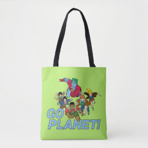 Tote Bag Capitaine Planète et les Planètes - Allez Planète