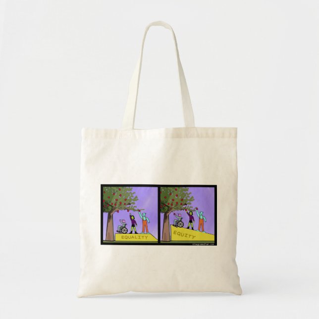 Tote Bag Capitaux propres contre l'égalité (Devant)