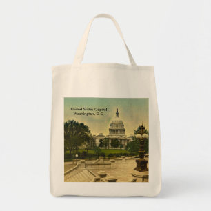 Tote Bag Capitole des États-Unis de Library Steps Date 1898
