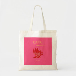 Tote Bag Capri, Italie, rose