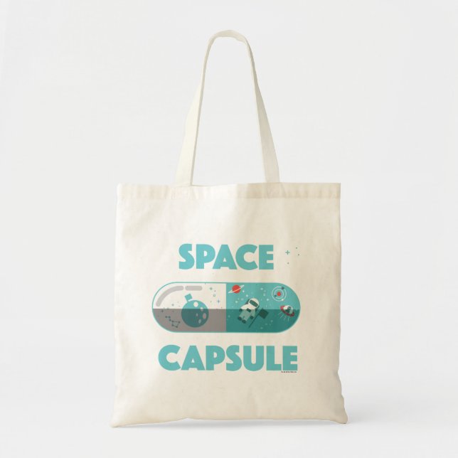 Tote Bag Capsule d'espace (Devant)