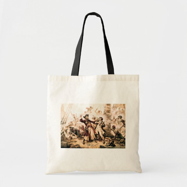 Tote Bag Capture, Barbe noire pirate, Revenge de la reine A (Devant)