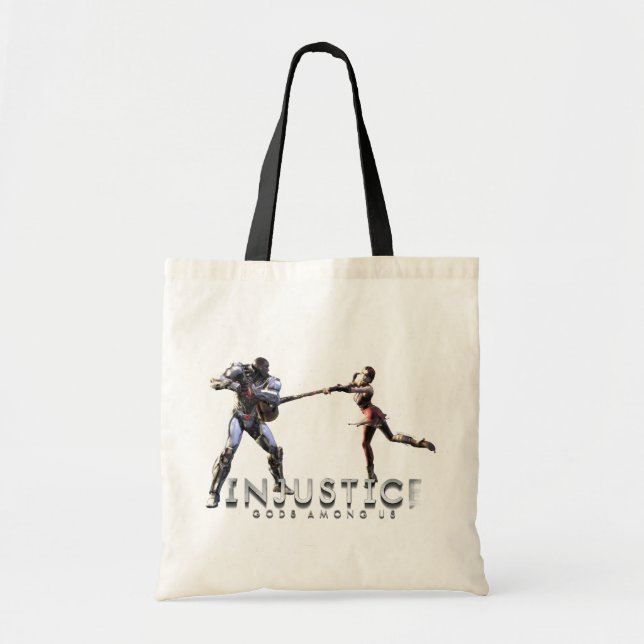 Tote Bag Capture d'écran : Cyborg vs Harley (Devant)