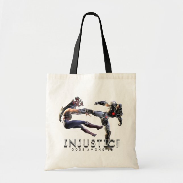 Tote Bag Capture d'écran : Wonder Woman vs Cyborg (Devant)