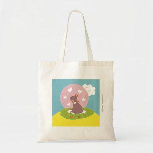 Tote Bag Capybara amoureux