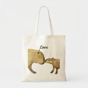 Tote Bag Capybara Love