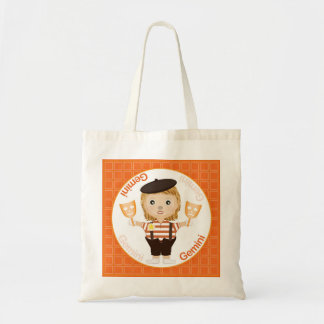 Tote Bag Caractère Fourre-tout de fille de Gémeaux