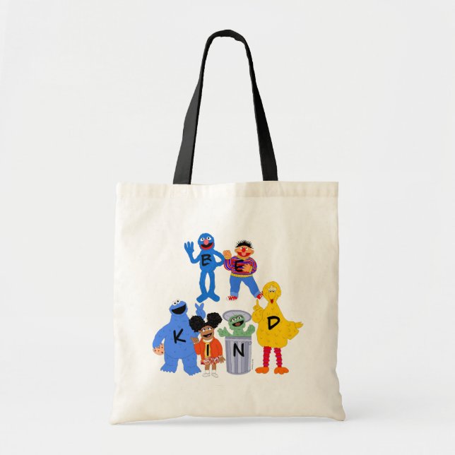 Tote Bag Caractères de rue Sésame | Be Kind - Langue des si (Devant)