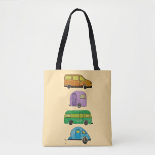 Tote Bag Caravanes de camping