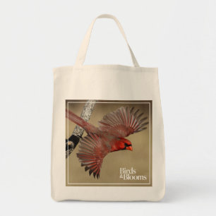 Tote Bag Cardinal du nord en vol