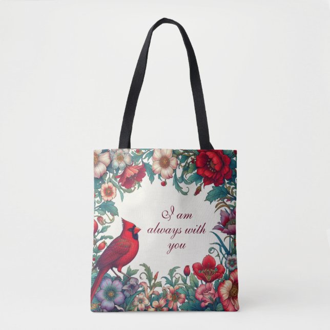 Tote Bag Cardinal Rouge Cadeaux Sympathy Keepsaké Memorial (Devant)
