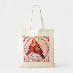 Tote Bag Cardinaux floraux