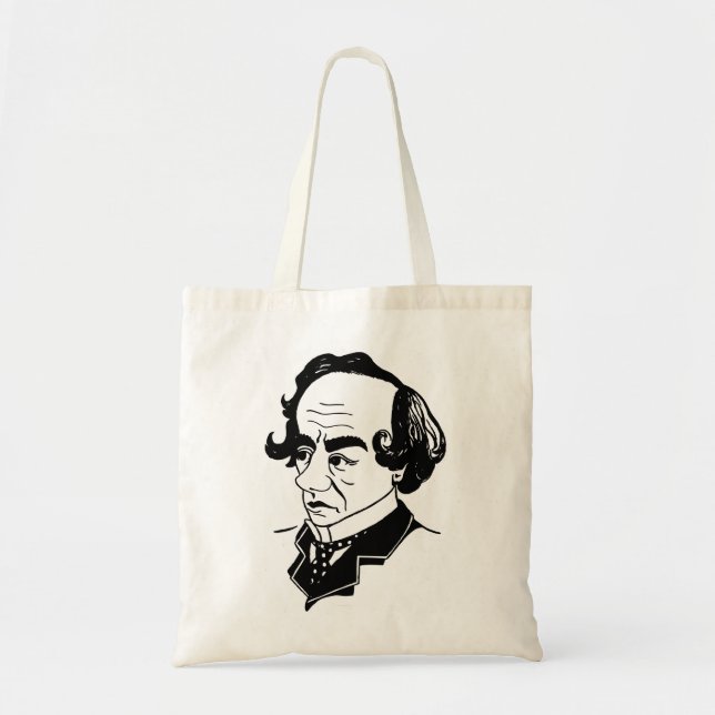 Tote Bag Caricature Benjamin Disraeli (Devant)
