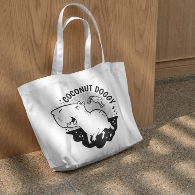 Tote Bag Caricature Capybara Et Frog (Créateur téléchargé)