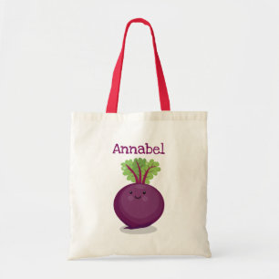 Tote Bag Caricature de betterave joyeux