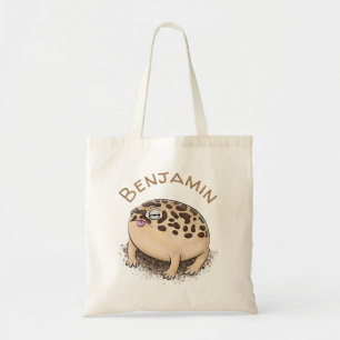 Tote Bag Caricature de grenouille à pluie dans le désert br