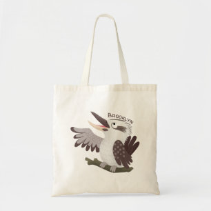 Tote Bag Caricature de kookaburra drôle et drôle