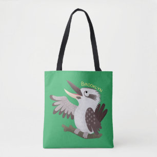 Tote Bag Caricature de kookaburra drôle et drôle