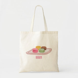 Tote Bag Caricature de Macaron