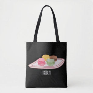 Tote Bag Caricature de Macaron