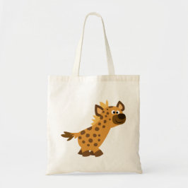 Tote Bag Caricature de marche mignonne Hyena