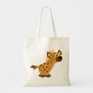 Tote Bag Caricature de marche mignonne Hyena