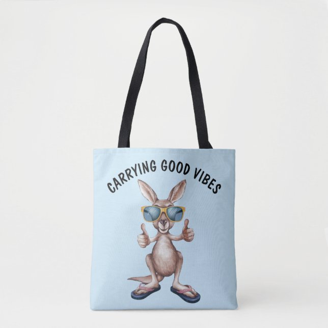 Tote Bag Caricature Kangaroo (Devant)