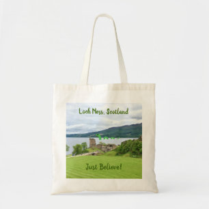 Tote Bag Caricature Loch Ness Monster en Écosse Croyez-le!