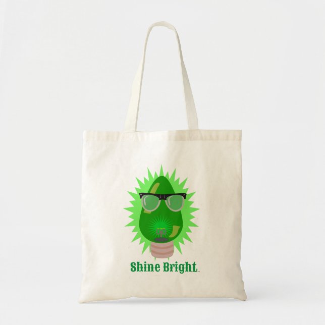 Tote Bag Caricature Nerd de Noël Personnaliser la joie des  (Devant)
