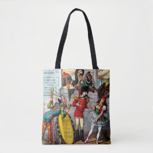 Tote Bag Caricature Politique Italienne Des Interprètes De