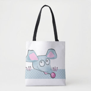 Tote Bag Caricature souris rat Nouvel An 2020 symbole enfan