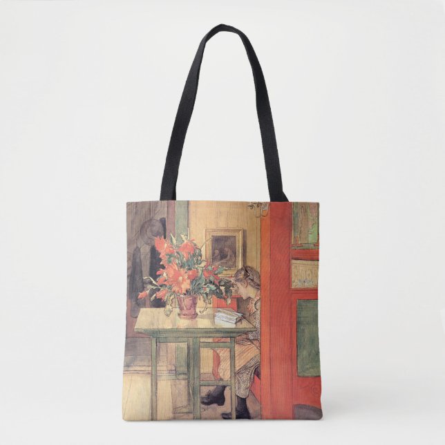 Tote Bag Carl Larsson - Lisbeth Lecture (Devant)