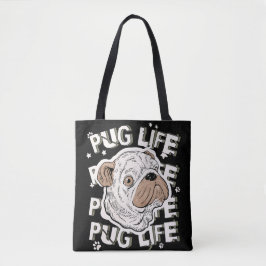 Tote Bag Carlin Vie Animal Chien