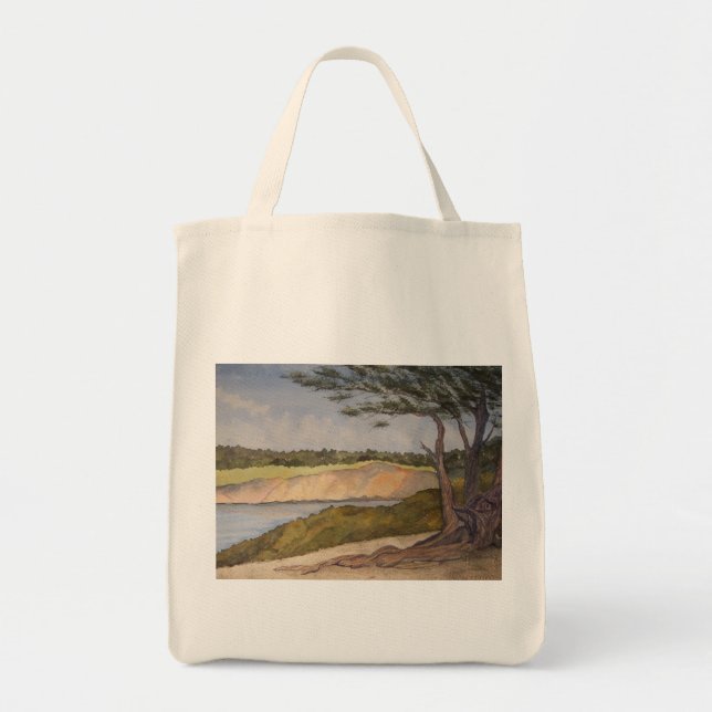 Tote Bag Carmel par la mer, par Jean Fisk (Devant)