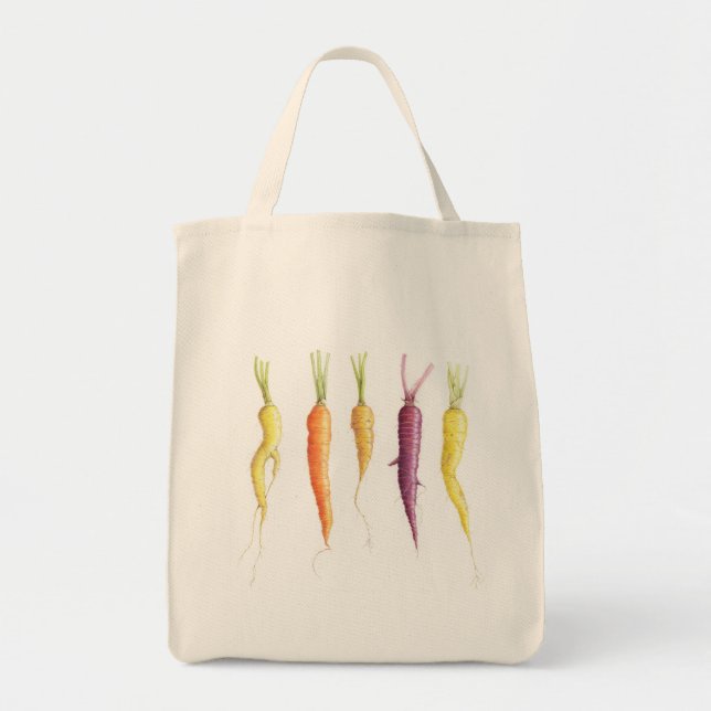 Tote Bag Carottes Long Fourre-tout (Devant)