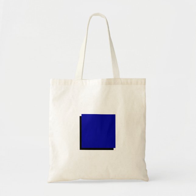 Tote Bag Carré Bauhaus Art Blue (Devant)