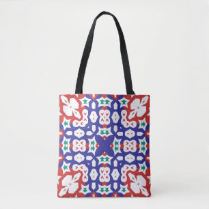 Tote Bag Carreaux ornés d'antiquité talavera mexico. desi m