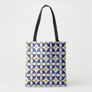 Tote Bag Carreaux portugais - Azulejo Motif Design