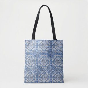 Tote Bag Carreaux portugais Azulejos Bleu Blanc