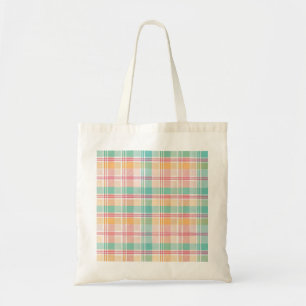 Tote Bag Carreaux Vichy Multicolores