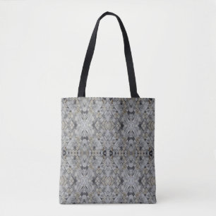 Tote Bag Carrelage beige en marbre diamant
