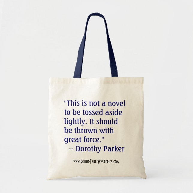 Tote Bag Cartable de Dorothy Parker (Devant)